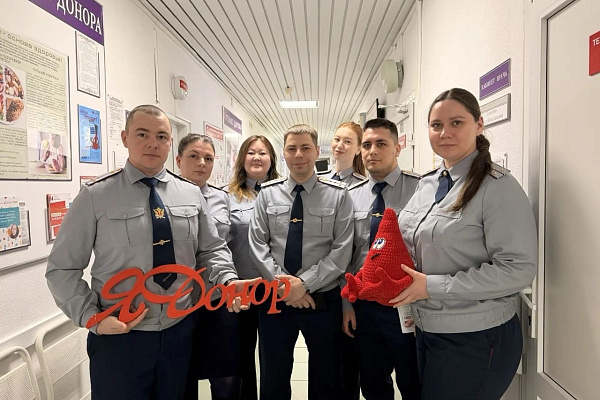 Сотрудники УФСИН вновь приняли участие в донорской акции.