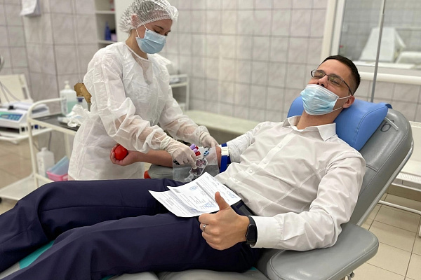 Более 40 литров крови сдали сотрудники "Мегионнефтегаз"