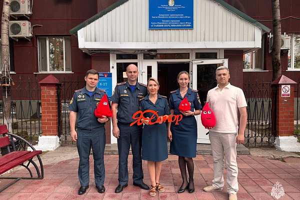 Пожарные Сургута сдали 6 литров крови