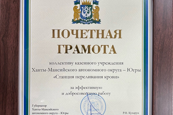 Губернаторская награда врачам и донорам