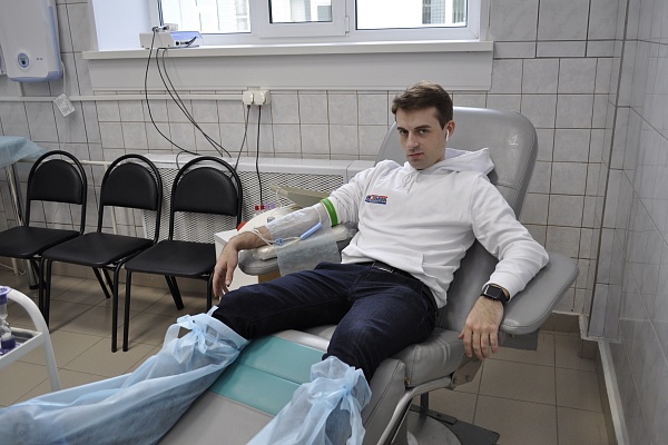 Корпоративная донорская акция для специалистов Мегиона 